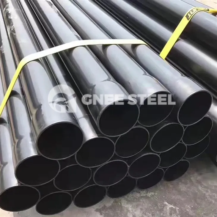 DIN30670 3PE Nwa Kouvwi Kabòn Steel Seamless Steel Tiyo