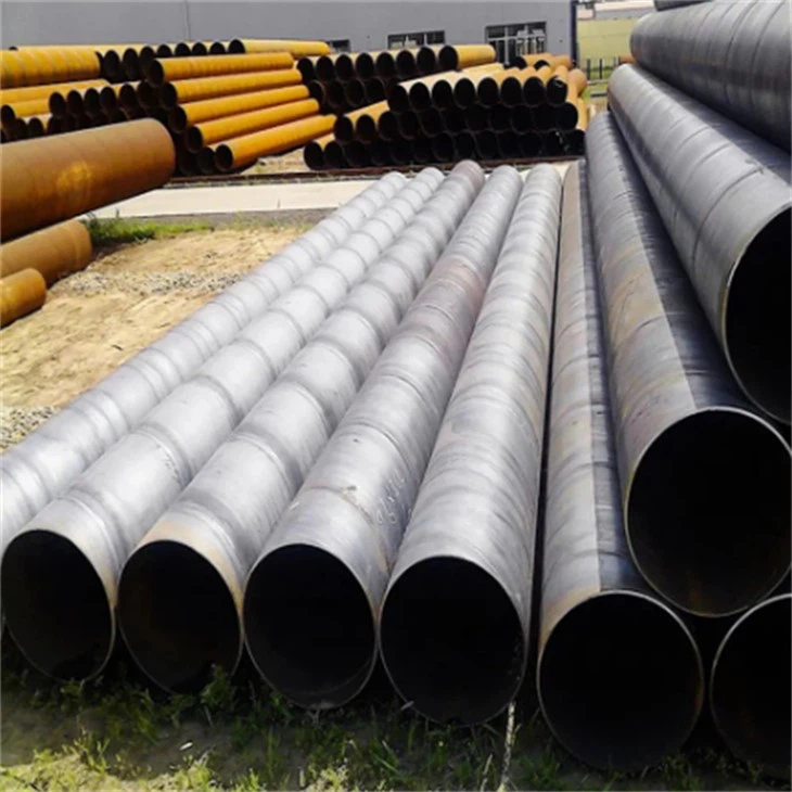 A106 Kabòn Nwa espiral soude tiyo asye