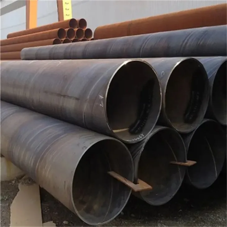 A333 Kabòn Nwa espiral soude tiyo asye