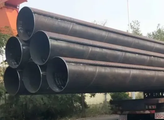 Q235 Q355 S235JR S355J 0 S355J2 òdinè dwat Couture asye kabòn soude tiyo asye