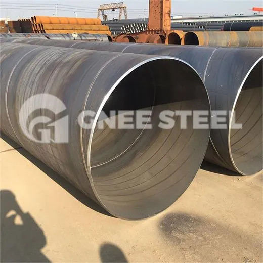 ASTM A252 Piling espiral soude Ssaw Steel tiyo