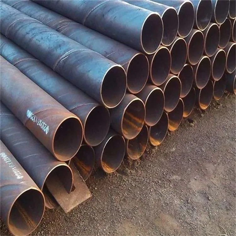 ASTM A36 espiral soude kabòn soude tiyo