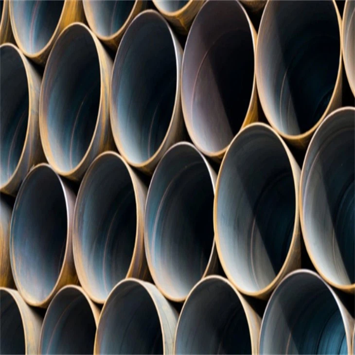 ASTM A53 Carbon Steel wè espiral soude tiyo
