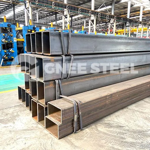 ASTM A53 rektangilè Steel Tib