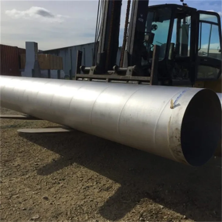 Kabòn soude san pwoblèm espiral Steel tiyo pou lwil oliv