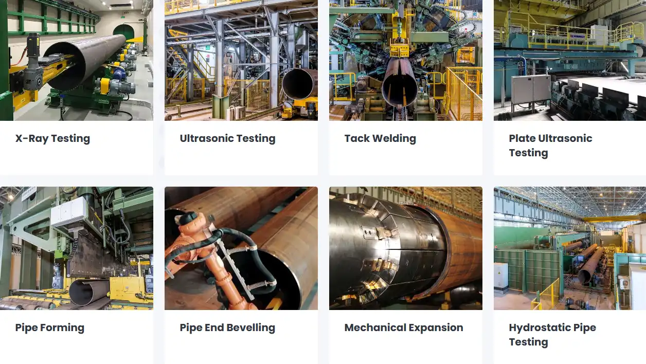 welded pipe inspection line welded pipe inspection line