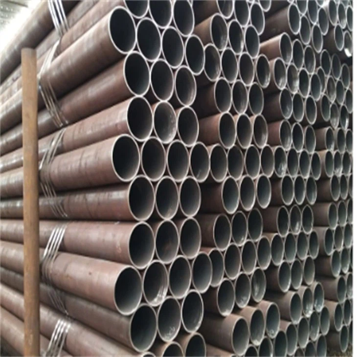 Q345 Kabòn Steel espiral soude tiyo